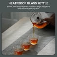 thumbnail image 4 of KAKOWELY Household Teapot 1pc Household Water Kettle Glass Teapot Tea Steamer Milk Coffee Transparent Pot6.69"X3.74"X3.35", 4 of 4