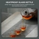 thumbnail image 3 of 1 unid Hogar Caldera Hervidor de Cristal Tetera Té Steamer Milk Coffee Transparente Pot, 3 of 6