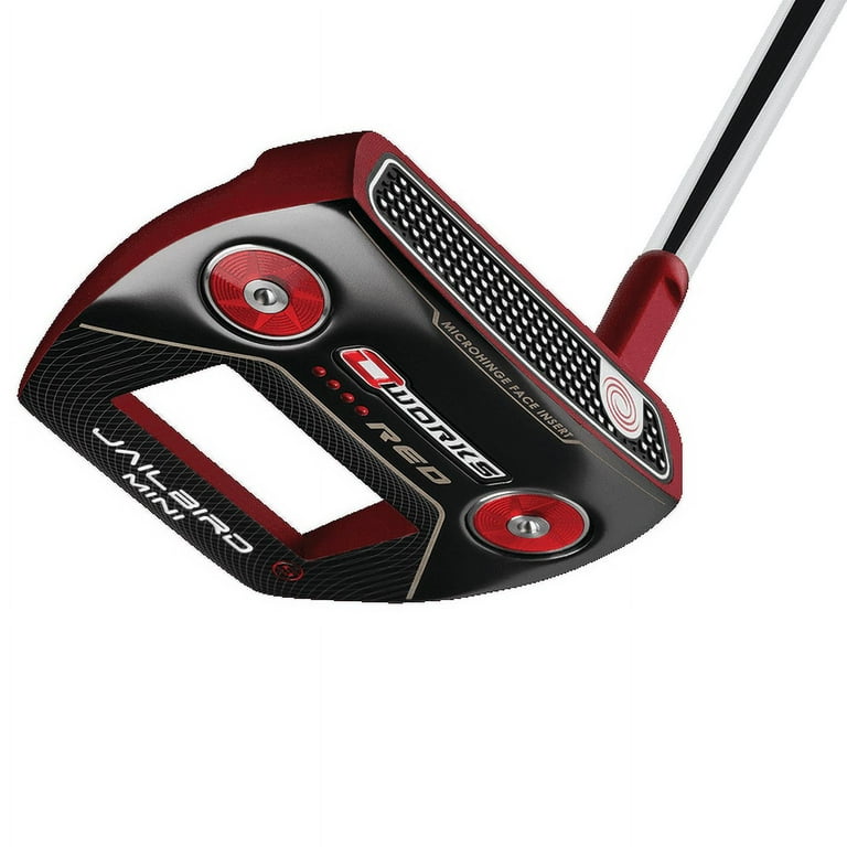 Odyssey O-Works Red Jailbird Mini S Golf Putter, 33 Inch