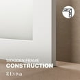 thumbnail image 4 of Eviva New York Bathroom Vanity Mirror Full Frame White 60X30 Wall Mount, 4 of 7