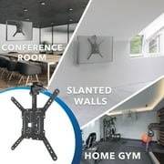 Mount-It! Flip-Down Ceiling TV Mount, Fits Screen Size 23-55 , 44 lb. Capacity, Adjustable Height, Works With Slanted Ceiling