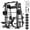M11 Home Gym package-Black (bench & 370LBS plates & accessories), variant on Mikolo M11 Smith Machine, Complete Starter Home Gym Package, 2200 lbs Power Rack with 230LBS Plates and Weight Bench, Total Body Strength Training Cage