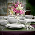 thumbnail image 3 of Gibson All U Need 60 Piece Ceramic Dinnerware Combo Set with Drinkware and Flatware, 3 of 7