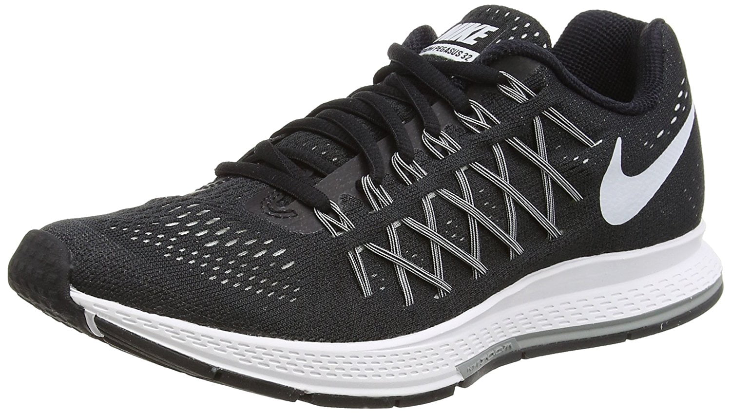 taal Uitstroom slaaf Nike Women's Air Zoom Pegasus 32 Running Shoe-Black/White/Pure Platinum -  Walmart.com