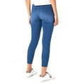 thumbnail image 2 of Celebrity Pink Women's Juniors Curvy Mid Rise Ankle Skinny, 27" Inseam, Sizes 1-15, 2 of 2