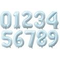 thumbnail image 2 of Number Ninety Seven Balloon Pastel Blue Sky Blue Light Blue 32" Large Party Balloon Decoration, 2 of 3