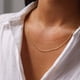 thumbnail image 4 of Collar de acero inoxidable Chapado en PVD, 5 piezas, 18K, Cruz de Cuba O ondulación, cadena trenzada, 45CM, cadena ajustable, DIY, venta al por mayor, 4 of 4