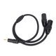 thumbnail image 2 of 2 xlr macho a 1/8in TRS Cable de División Estéreo y, 3.5 mm TRS A DOBLE XLR AISLAMENTO DE CABLE ESTÉREO MOCHO PARA MEZCLADOR, 2 of 7
