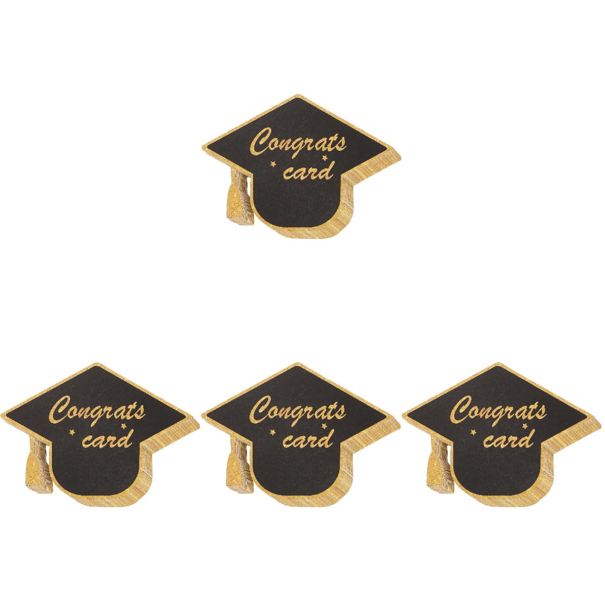 Worgeous 120 pcs  Graduation Theme Greeting Cards Paper Graduation Cap Shape Cards Presents