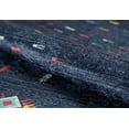 thumbnail image 3 of Mirsk Navy Modern Polyester Area Rugs for Living Room Washable Rugs Boho Moroccan Area Rug Soft Geometric Bohemian Carpet Distressed Indoor Rug for Bedroom Dining Room Office Nonslip Rug, 3 of 9