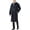 Navy Blue, variant on Adam Baker Men's Single Breasted Breasted Full Length Trench Coat All Year Round Raincoat