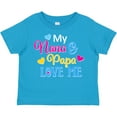 thumbnail image 3 of Inktastic My Nana and Papa Love Me with Hearts Boys or Girls Toddler T-Shirt, 3 of 5