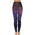 thumbnail image 3 of Women's High Waisted Yoga Leggings with Pockets，Marble Texture，Tummy Control Non See Through Workout Athletic Running Yoga Pants, 3 of 6