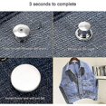 thumbnail image 5 of Sew-free Trouser Buttons - Adjust Size - White Silver, 5 of 5