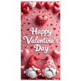 thumbnail image 3 of Valentines Day Gnomes Banner Party Backdrop Happy Valentines Background Home Decorations Indoor Outdoor Decor Photography Props, 3 of 4