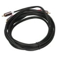 thumbnail image 4 of Cable de audio 2RCA macho a 2RCA macho chapado en oro doble para cable RCA para TV a amplificador 3 m/9,8 pies, 4 of 12