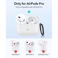 thumbnail image 2 of Funda ESR para AirPods Pro 2.ª generación con MagSafe White, 2 of 9