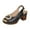 Black, variant on Platform Dressy Sandals for Women Ladies 2025 Summer Trendy Peep Toe Block High Heel Dress Pumps Shoes