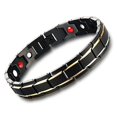 thumbnail image 1 of Fashion Titanium Steel Man Hologram Bracelets & Bangles Magnetic Health Protection Cool Punk Men Bracelets, 1 of 7