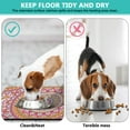 thumbnail image 3 of Dog Food Mat 17x30 inch Mandala Ethnic Tribal Boho Pet Feeding Mat Absorbent Waterproof Non-Slip Durable Dog Food Mat for Kitchen and Bathroom, 3 of 3