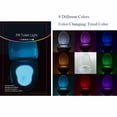 thumbnail image 2 of Luz de asiento de inodoro LED Sunnimix Auto activado sensor de movimiento 8 colores, 2 of 8