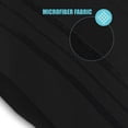 thumbnail image 6 of Hannah Linen Microfiber King Size Pillowcases - Soft and Breathable Pillow Covers - (Black - Pack of 2), 6 of 6