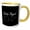 Yellow/White, variant on 3drose, American Cities. Cedar Rapids, Iowa. White Text on Black, 15oz Two-tone Yellow Mug
