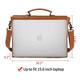thumbnail image 3 of Maletin Porta Laptop 15.6 Pulgadas De Cuero Marron Malubero Malu2182, 3 of 3