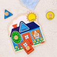 thumbnail image 2 of Melissa & Doug First Shapes Jumbo Peg Wooden Puzzle, 2 of 6