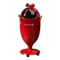 thumbnail image 2 of GROWTH TANK Trash Bin with Wheels Practical Sturdy Durability 360 degree Rotation Waste Bin Trash Red, 2 of 9