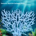 thumbnail image 4 of Artificial Plastic Coral Plant Vivid Aquarium Fish Tank Decoration Blue Large, 4 of 4