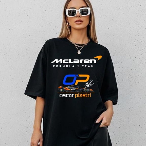 Oscar Piastri Racing Formula 1 Shirt, Funny F1 Fan Crewneck, Vintage F1 Racer Top, Motorsport Gift,Black Color,Size XL