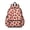 Pioneer Flower Floral Print Pattern-1, variant on Pioneer Flower Floral Print Pattern Cute School Backpack with Padded Back and Adjustable Shoulder Straps 13.4"x11"x4.7"