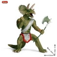 thumbnail image 1 of Ensemble de Figurines d'Action en PVC de Dinosaure Guerrier T-Rex et Spinosaurus, Version Remasterisée Échelle 1/12, 1 of 9