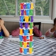 thumbnail image 3 of Juguete de juego de equilibrio de bloques de construcción de juego de torre de plástico, 3 of 9