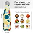 thumbnail image 5 of SINT Water Bottle, 17 Oz Stainless Steel, Double Wall & Vacuum Insulated, Yellow, 1 Pack, 5 of 8