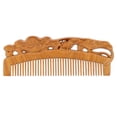 thumbnail image 1 of Miangastore Hair Styling Comb Hair Detangling Comb Chocolate Natural Wood 1PC 5.9X2.4X0.4In, 1 of 8