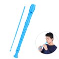 thumbnail image 4 of Wooden Flute Clarinet for Kids, 8 Hole with Cleaning Rod and Instruction, Children's Music Instrument in ABS Material with Finger Guide for Music Course in Kindergarten, 4 of 7
