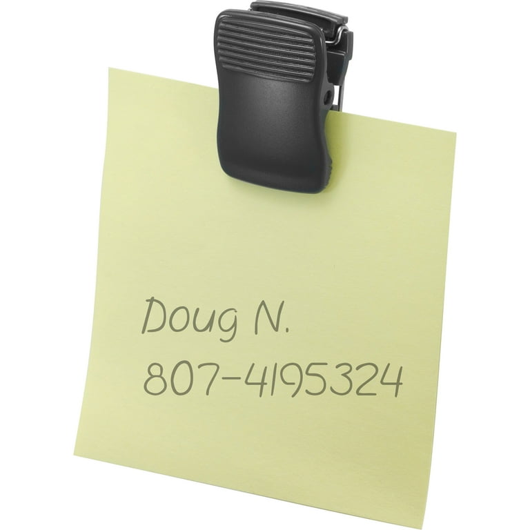 Lorell Cubicle Clips - 24 / Box - Black - Plastic Lorell Cubicle Clips - 24 / Box - Black - Plastic