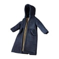 thumbnail image 4 of Gabardina con capucha para hombre de 1/6, muñecas de capa de longitud completa, accesorio de vestir, disfraz de abrigo de figura masculina para Sunnimix Gabardina en miniatura, 4 of 8