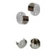 thumbnail image 1 of 2 Pares de Soportes de Poste de Cortina de Aleación de Zinc para Adaptarse a de 25 Mm / 28 Mm de Diámetro perfecl Soporte empotrado de aleación de zinc, 1 of 8
