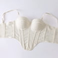 thumbnail image 6 of Levmjia Women's Shapewear Corset Steel Boned Lace Bridal Bodyshaper Wedding Waist Trainer with Removable Straps Back Lace Up Bustier Daily Wear, 6 of 8