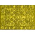 thumbnail image 1 of Ahgly Company Machine Washable Indoor Rectangle Persian Yellow Bohemian Area Rugs, 7' x 9', 1 of 4