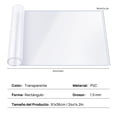 thumbnail image 4 of 1.5mm Mantel Individual de PVC Transparente, Resistente al Agua y al Aceite, Ideal para Mesas de Comedor, Mesas de Café, Escritorios y Tocadores, 4 of 7