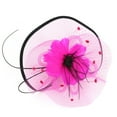 thumbnail image 5 of TRUBKH Fascinators Hats for Women Tea Party Hats for Women Fascinator Hats for Women High Tea Hats for Women Tea Party Fascinators for Women Fascinators for Women Hats for Tea Party Hot Pink One Size, 5 of 6