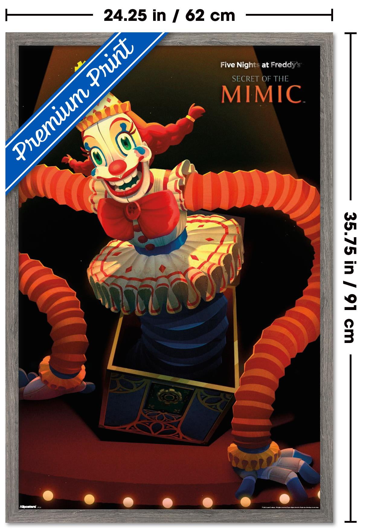 Five Nights At Freddy's: Secret of the Mimic (2025) - Jackie Wall Poster, 22.375" x 34" Framed