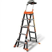 Little Giant Ladders B2200491 Fiberglass Select Step Ladder with Air deck - 6-10 ft. Type 1AA - 15131-920 - Black