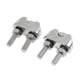 thumbnail image 2 of 304 Abrazaderas de clip de Cuerda de acero inoxidable 304 M6 2 Piezas, 2 of 5