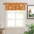 thumbnail image 2 of It‘s Fall Valances for Windows Y’all Pumpkin Maple Leaf Orange Fall Rod Pocket Curtain Valance Window Treatment Short Curtains for Kitchen Living Room, 60"x18", 2 of 5