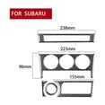 thumbnail image 3 of Real Bright Soft Car Interior Carbon Fiber Sticker Decoration5Pcs For Toyota 86 Subaru BRZ Carbon Fiber Interior Central Console CoverAuto Car Protection Interior Accessories, 3 of 8